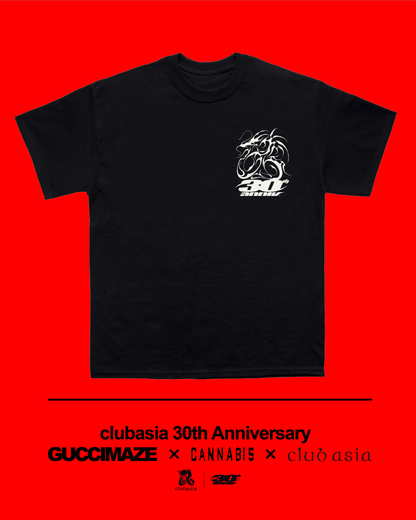 GUCCIMAZE × CANNABIS × clubasia 30th T-shirt